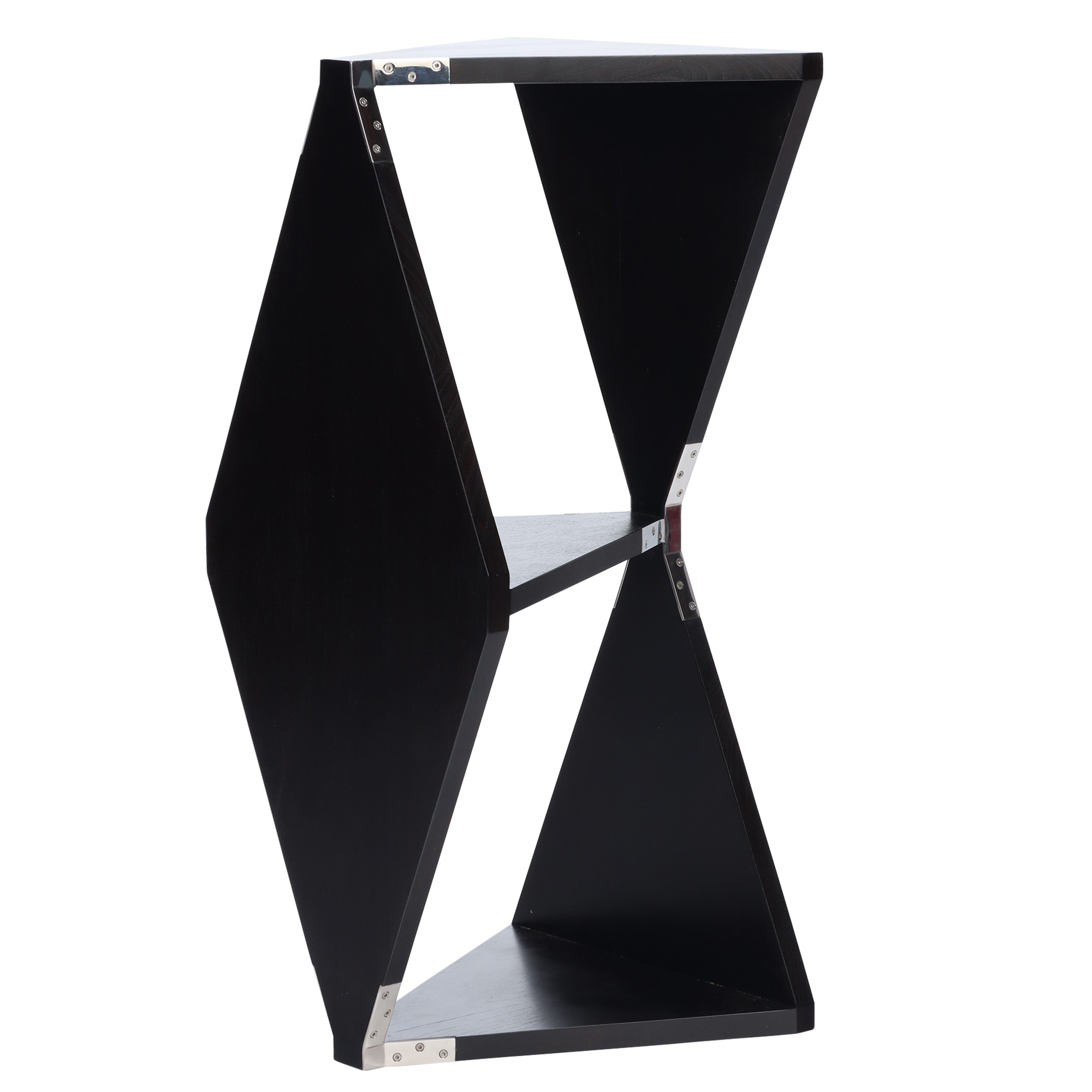 "Doppelgänger" Ebonized Solid Teak Multifunctional Shelf/Bench/Coffee table designed by Maximilian Eicke for Max ID NY