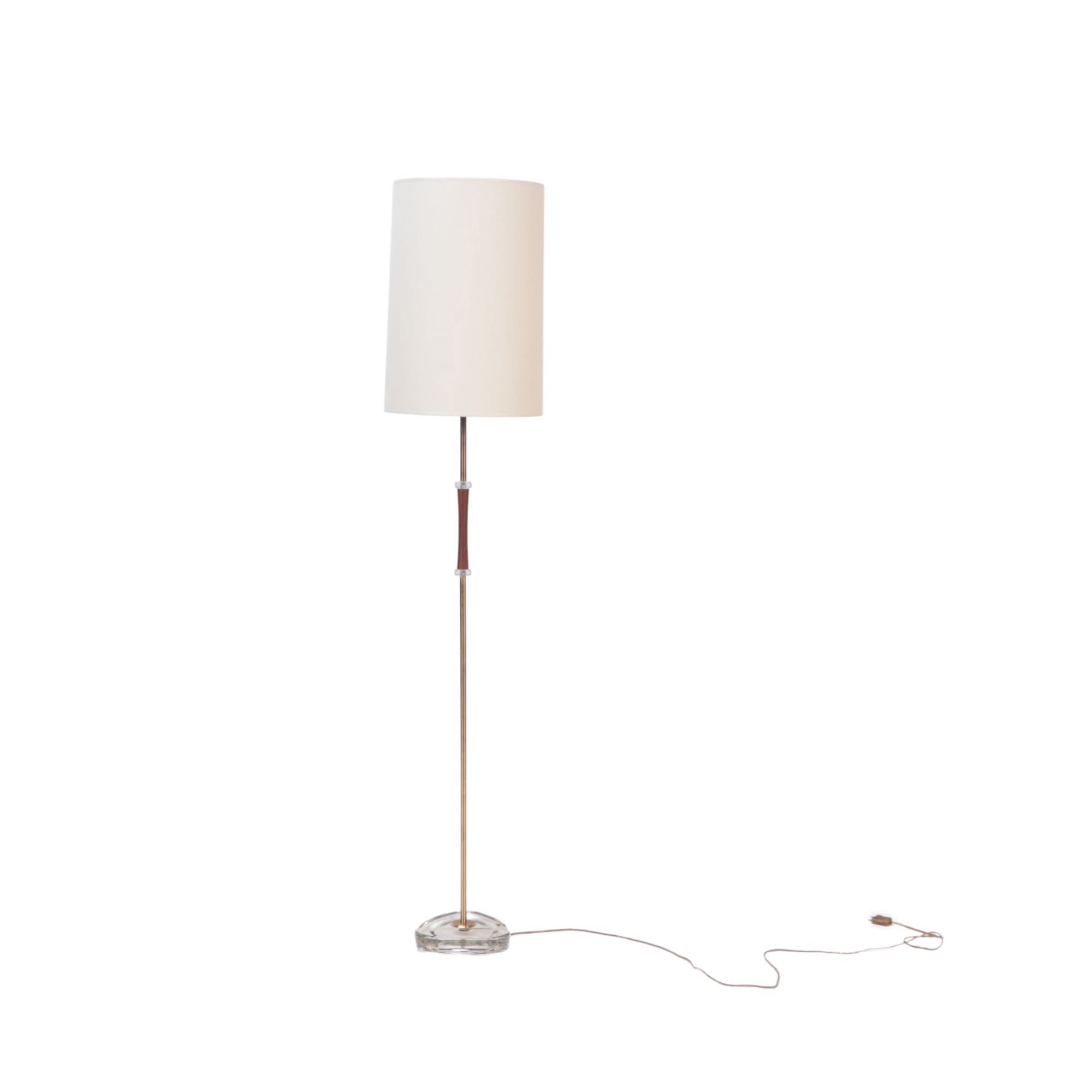 A Swedish Mid Century Modern floor lamp, circa 1950.