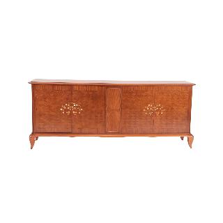 St. Michel - Credenza d.c. alta bianca decapata stile shabby classico