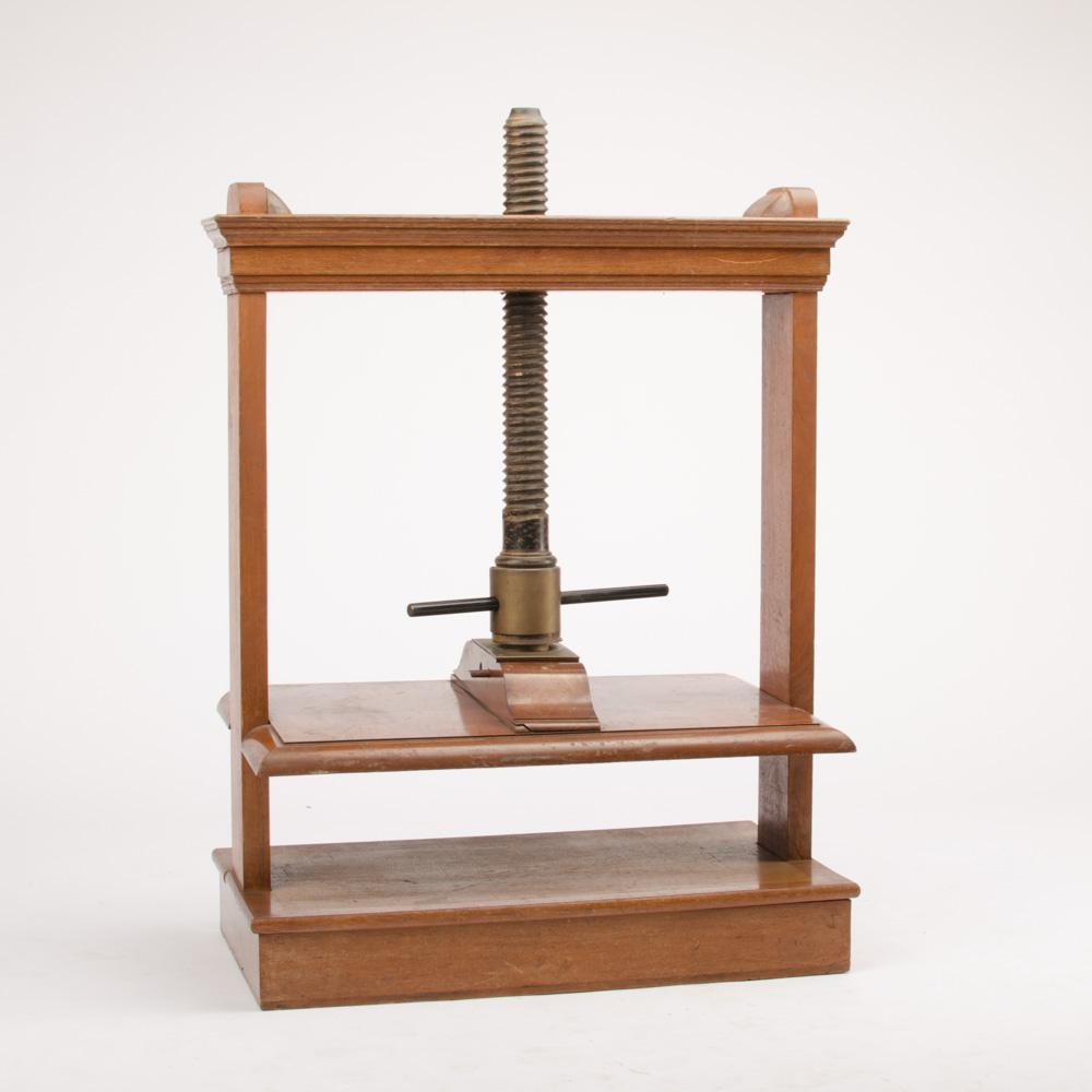 An oversized nineteenth century antique book press, mahogany and oak. for  sale online