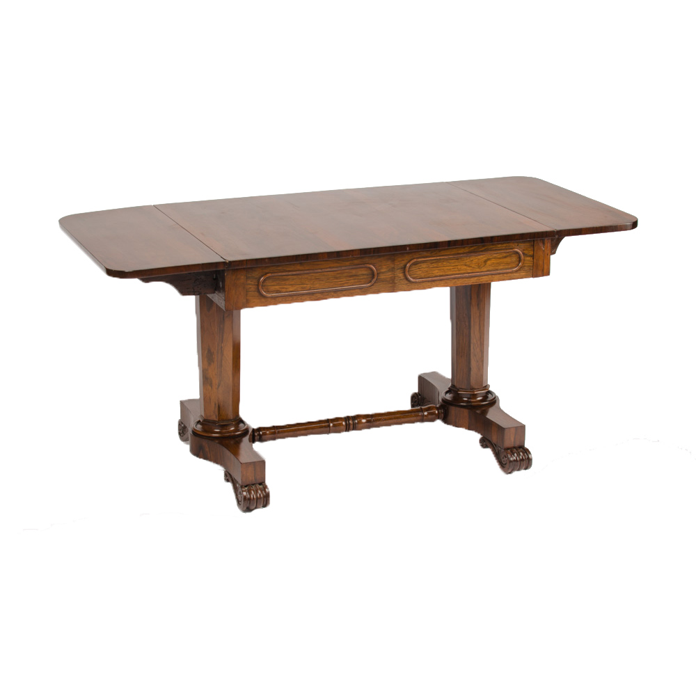 Irish Regency rosewood sofa table