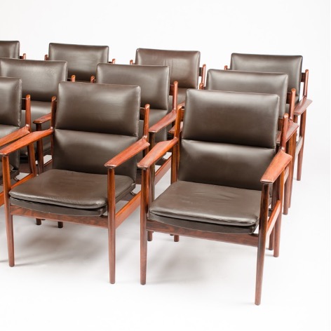 Mid-Century Danish rosewood chairs