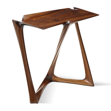 Contemporary side table designed by Newman-Krasnogorov.