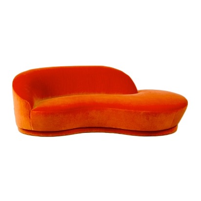 Vladimir Kagan chaise lounge sofa